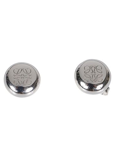 Loewe Anagram Silver Earrings - Loewe - Modalova