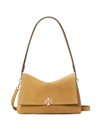 Charlie Suede Leather Shoulder Bag - Tory Burch - Modalova