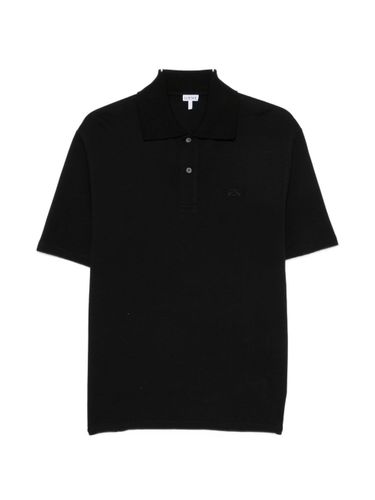 Loewe Anagram Cotton Polo Shirt - Loewe - Modalova
