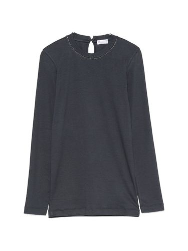 Cotton Crewneck Sweater - Brunello Cucinelli - Modalova
