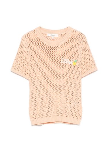 Chloé Cotton Knitted Sweater - Chloé - Modalova