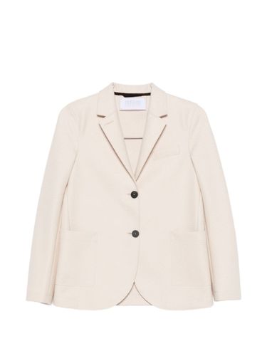 Wool Single-Breasted Blazer Jacket - Harris Wharf London - Modalova