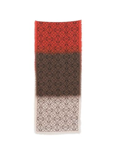 Loewe Anagram Wool Scarf - Loewe - Modalova