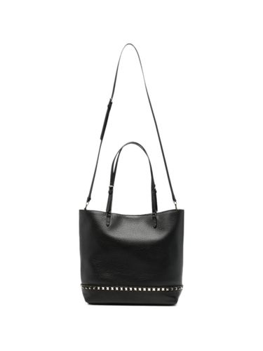 Rockstud Medium Leather Tote Bag - Valentino Garavani - Modalova
