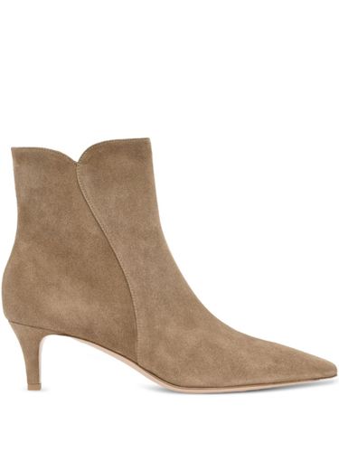 Levy Suede Leather Boots - Gianvito Rossi - Modalova