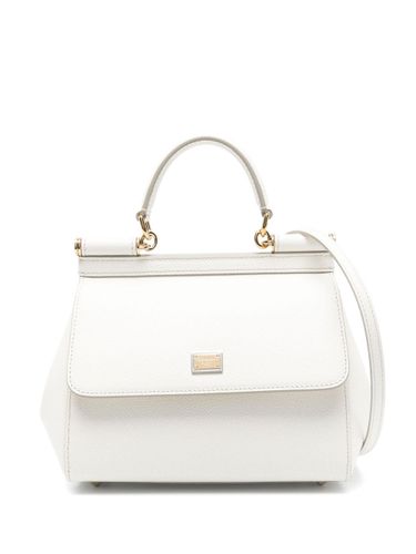 Sicily Medium Leather Handbag - Dolce & Gabbana - Modalova