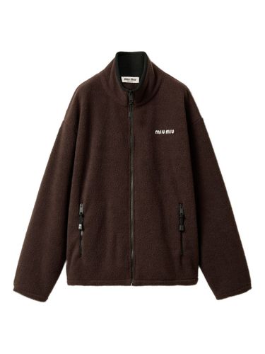 Miu Miu Fleece Blouson Jacket - Miu Miu - Modalova