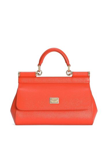 Sicily Small Leather Handbag - Dolce & Gabbana - Modalova
