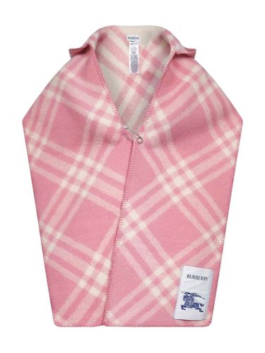Burberry Check Wool Hooded Scarf - Burberry - Modalova