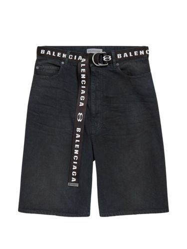 Balenciaga Denim Cotton Shorts - Balenciaga - Modalova