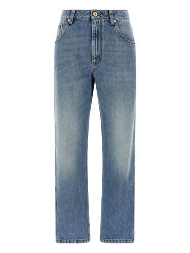 Straight Denim Cotton Jeans - Brunello Cucinelli - Modalova