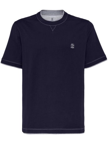 Logo Cotton T-Shirt - Brunello Cucinelli - Modalova