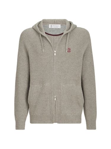 Logo Cashmere Hoodie - Brunello Cucinelli - Modalova