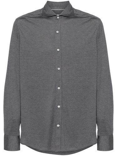 Silk And Cotton Blend Shirt - Brunello Cucinelli - Modalova