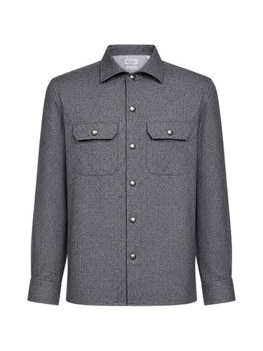 Brunello Cucinelli Wool Shirt - Brunello Cucinelli - Modalova