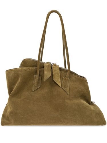 La Passeggiata Medium Leather Shoulder Bag - The Attico - Modalova