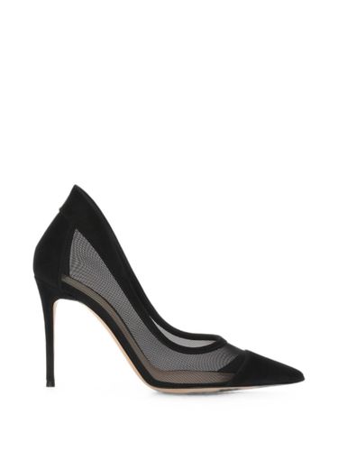 Gianvito Rossi Suede And Mesh Pumps - Gianvito Rossi - Modalova