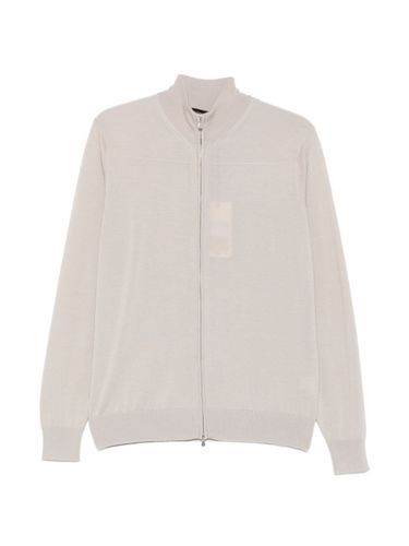 Zipped Cardigan - FILIPPO DE LAURENTIS - Modalova