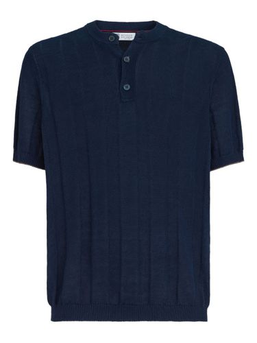 Linen And Cotton Blend Turtle-Neck Sweater - Brunello Cucinelli - Modalova