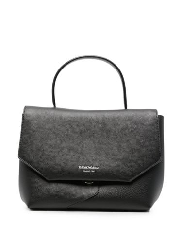 Medium Leather Handbag - Emporio Armani - Modalova