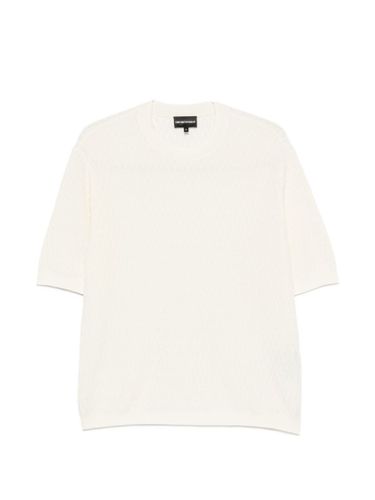Cotton Crewneck Sweater - Emporio Armani - Modalova