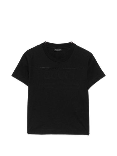 Gucci Logo Cotton T-Shirt - Gucci - Modalova