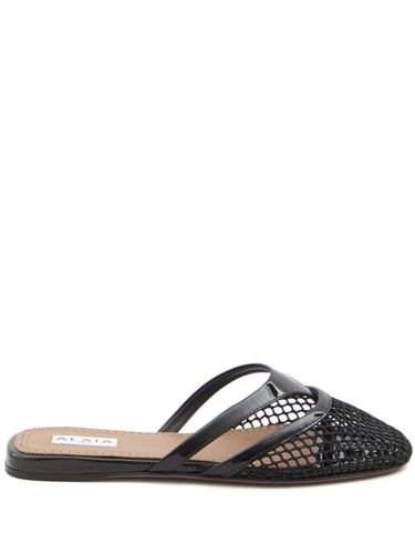 Alaïa Fishnet Thong Sandals - Alaïa - Modalova