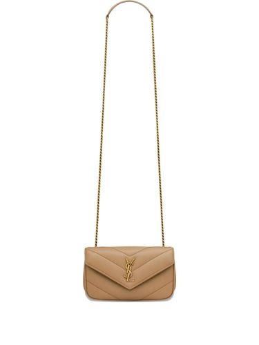 Loulou Mini Leather Shoulder Bag - Saint Laurent - Modalova