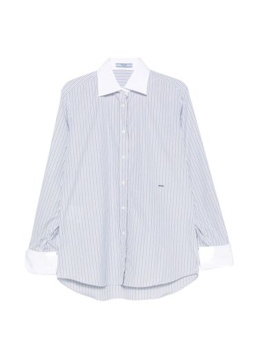 Prada Striped Cotton Shirt - Prada - Modalova