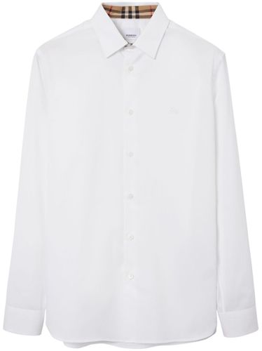Burberry Ekd Logo Cotton Shirt - Burberry - Modalova