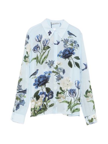 ALICE+OLIVIA Printed Silk Shirt - ALICE+OLIVIA - Modalova