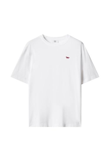 Red Profile Fox Cotton T-Shirt - MAISON KITSUNE' - Modalova