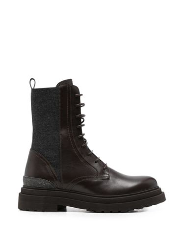 Brunello Cucinelli Leather Boots - Brunello Cucinelli - Modalova
