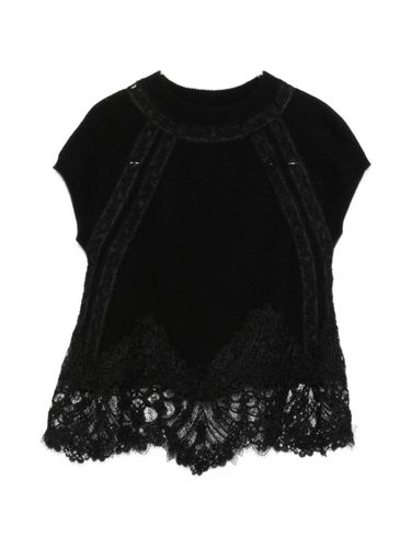 Ermanno Scervino Cashmere Lace Top - Ermanno Scervino - Modalova