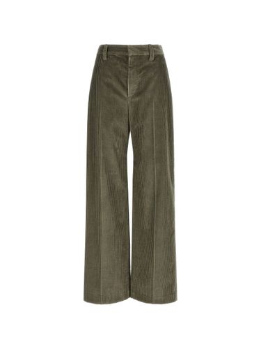 Velvet Wide-Leg Trousers - Brunello Cucinelli - Modalova