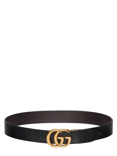 Gucci Reversible Gg Leather Belt - Gucci - Modalova