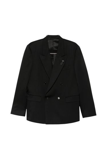 Double-Breasted Peak-Lapel Blazer - Lardini - Modalova