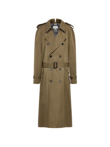 Double-Breasted Trench Coat - Maison Margiela - Modalova