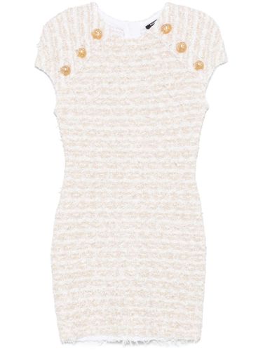 Balmain Tweed Mini Dress - Balmain - Modalova