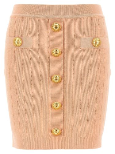 Balmain Knitted Mini Skirt - Balmain - Modalova