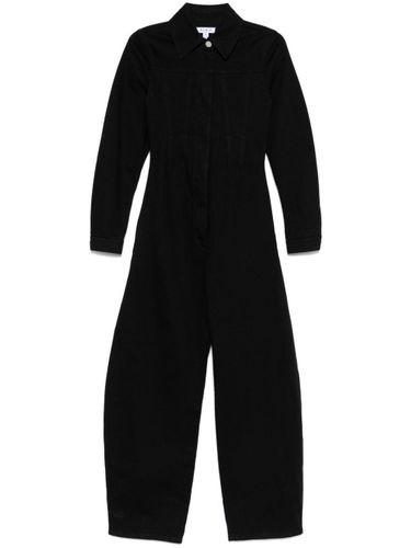 Alaïa Round Denim Jumpsuit - Alaïa - Modalova