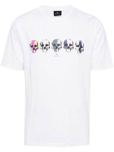 Multi Skull Cotton T-Shirt - PS PAUL SMITH - Modalova