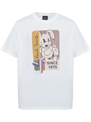 Bunny Cotton T-Shirt - PS PAUL SMITH - Modalova