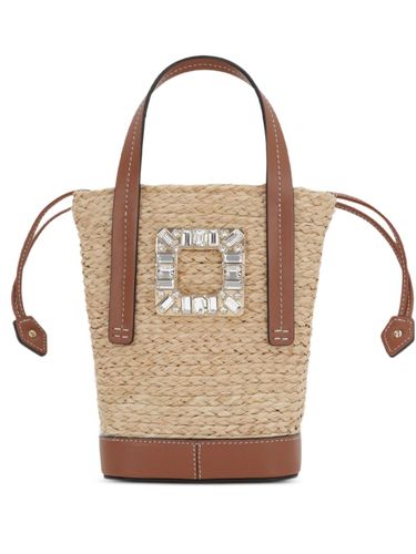 Viv Skate Rafia Bucket Bag - Roger Vivier - Modalova
