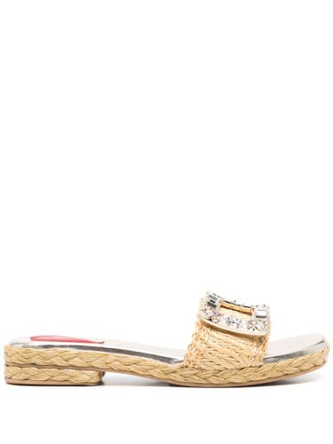 Roger Vivier Straw Sandals - Roger Vivier - Modalova