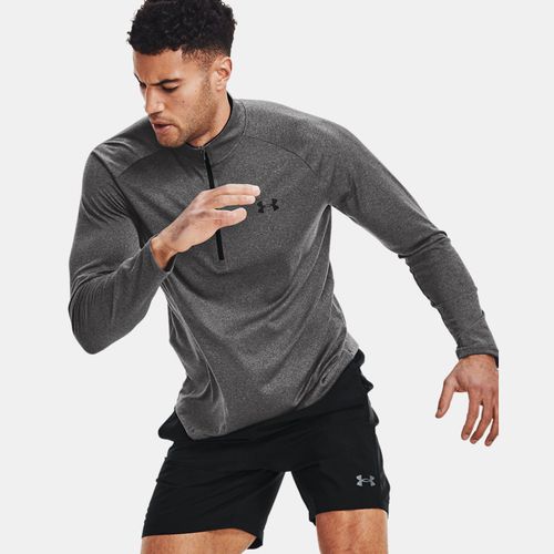 Haut à manches longues et ½ zip Tech™ Carbon Heather / Noir M - Under Armour - Modalova