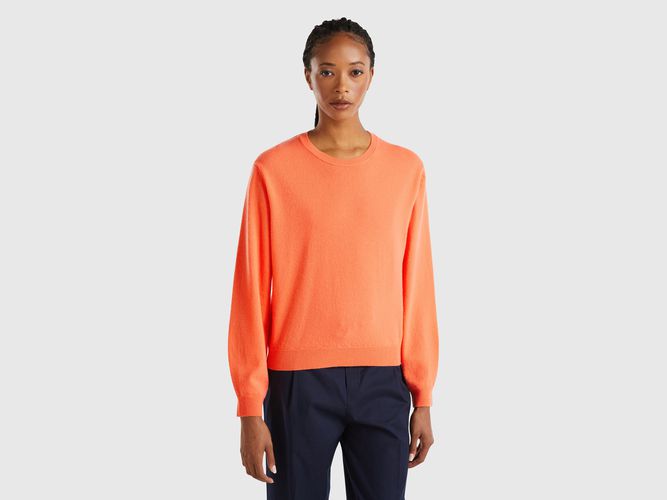 Benetton, Pull Coupe Relaxed En Pure Laine Mérinos, taille L, - United Colors of Benetton - Modalova