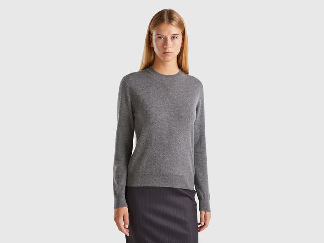 Benetton, Pull Gris Foncé En Pur Cachemire, taille L, Gris Foncé - United Colors of Benetton - Modalova