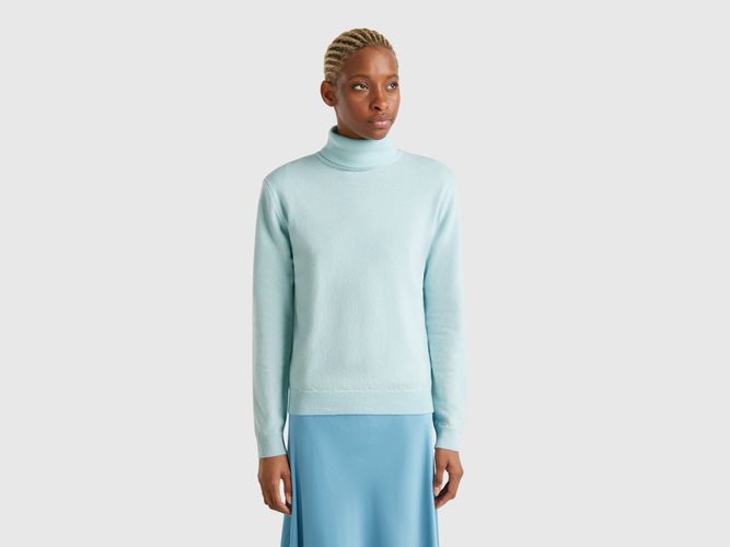 Benetton, Pull À Col Montant En Pure Laine Mérinos, taille L, - United Colors of Benetton - Modalova