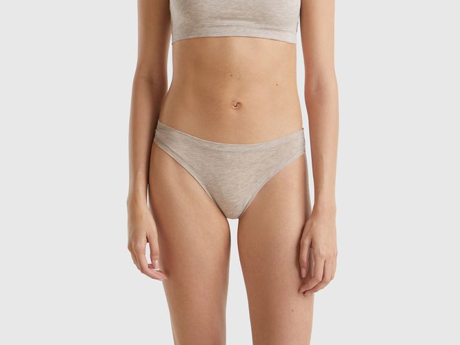 Benetton, Culotte Taille Basse En Coton Bio Super Stretch, taille OS, - United Colors of Benetton - Modalova